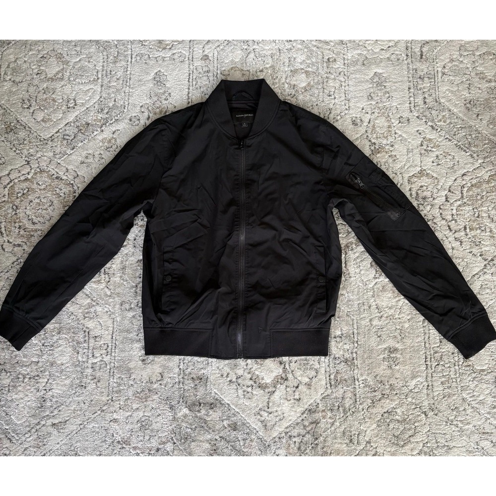 Banana Republic Men's Tech Motion Bomber Jacket Size Small